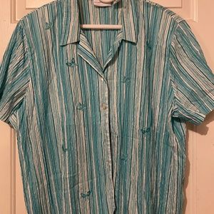 Vintage Alfred Dunner Button down blouse